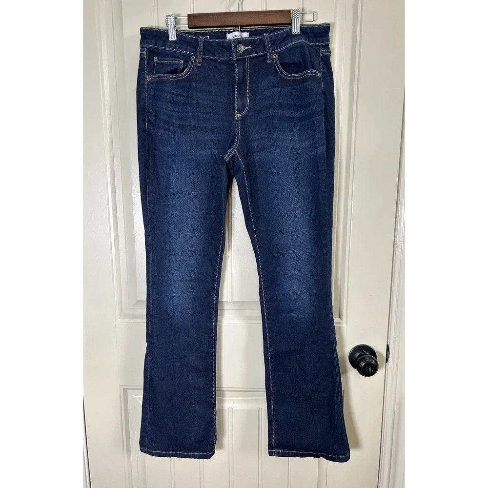 Sonoma Women's Bootcut Jeans Sz 12 Blue Denim Western Cowgirl Casual